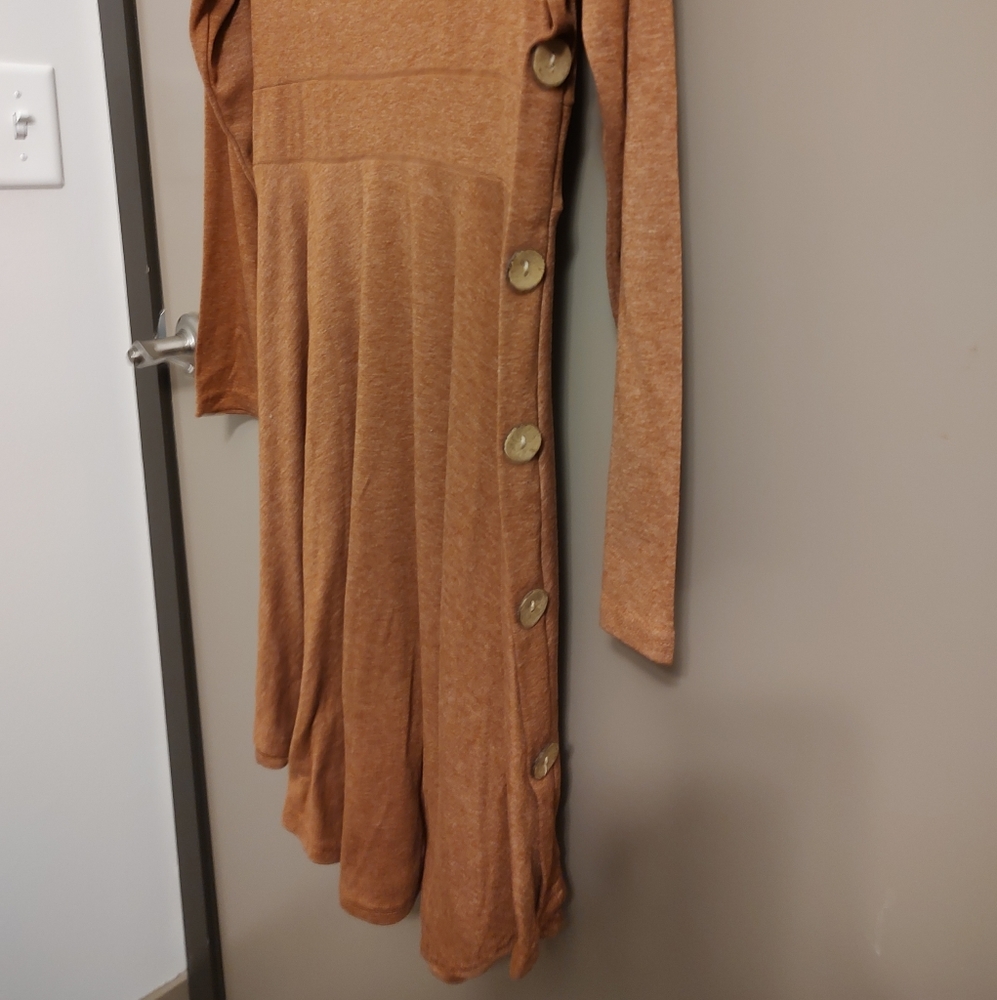 Camel/Brown Long sleeve Dress